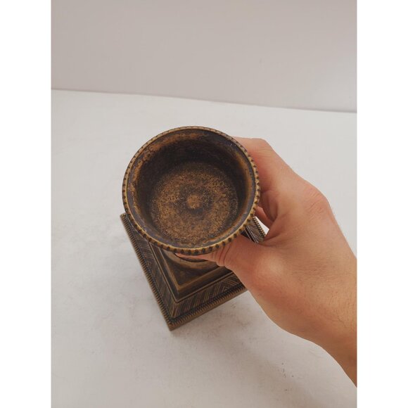 Vintage brass candlestick holder - vintage brass - candlestick - vintage… - Picture 9 of 10